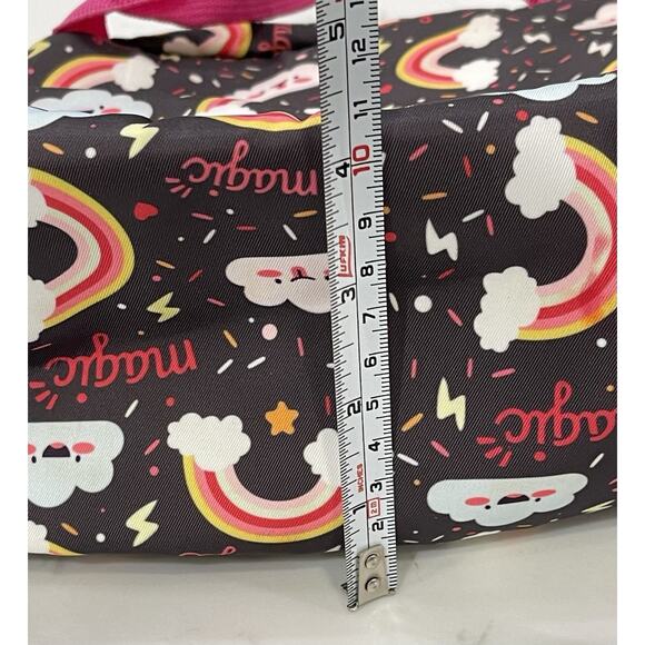 Girl’s Backpack Elementary School Kids Book Bag & Lunch Bag SET of 2 UNICORN EUC - Picture 6 of 7